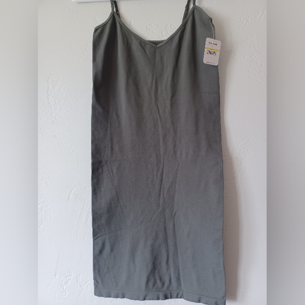 Free People gray slip mini dress - Picture 4 of 8